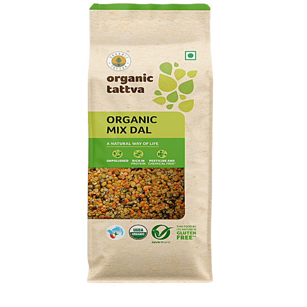 Buy Organic Tattva Mix Dal 500 Gm Pouch Online At Best Price Of Rs 169