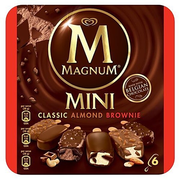 Buy Kwality Walls Magnum Ice Cream Mini Classic Almond Brownie 45