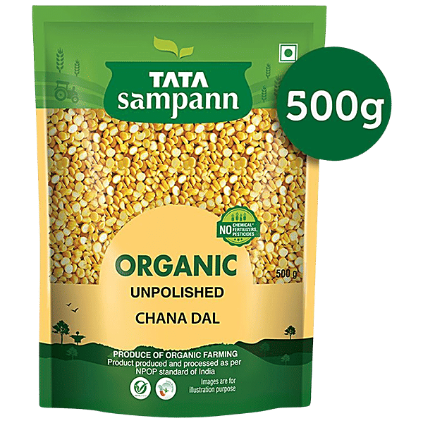 Buy Tata Sampann Organic Chana Dal Unpolished Natural Taste Online