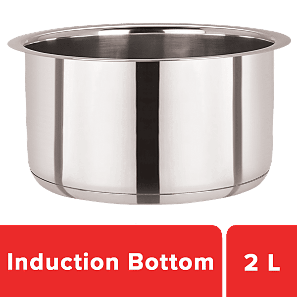 Buy Chefset Kaviraj Tope Patila With Lid Stainless Steel Induction