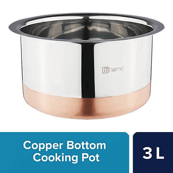 Buy Bb Home Stainless Steel Tope Patila No Copper Bottom Online