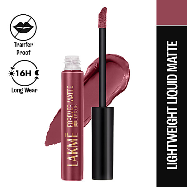 Buy Lakme Forever Matte Liquid Lip Colour Nude Pink Online At Best