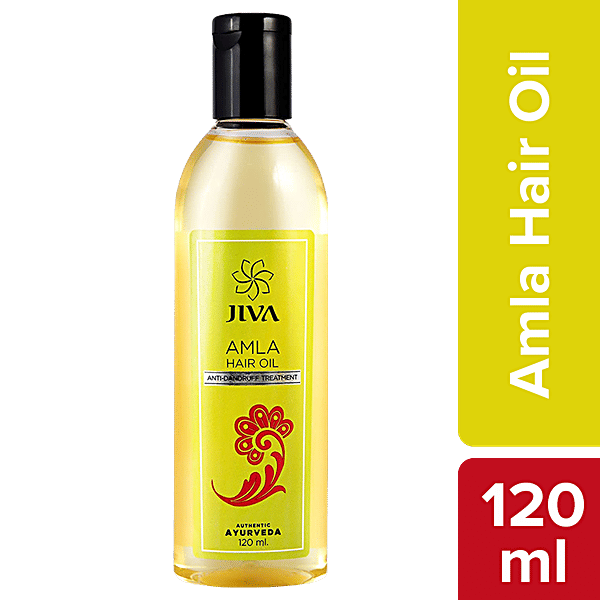 Buy Jiva Ayurveda Amla Hair Oil Rich In Vitamin C For Anti Dandruff