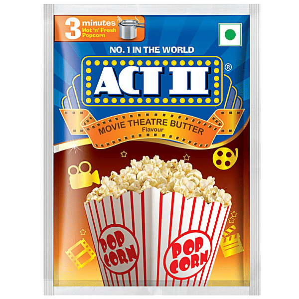 Buy Act Ii Instant Popcorn Movie Theater Butter Flavour Online At