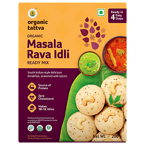 Buy Organic Tattva Organic Masala Rava Idli Ready Mix Online At Best