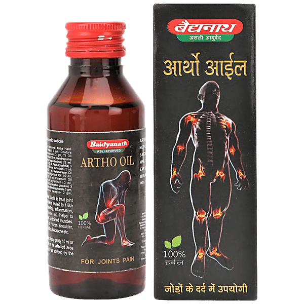 Buy Baidyanath Artho Oil 100 Herbal For Joint Pain Online At Best