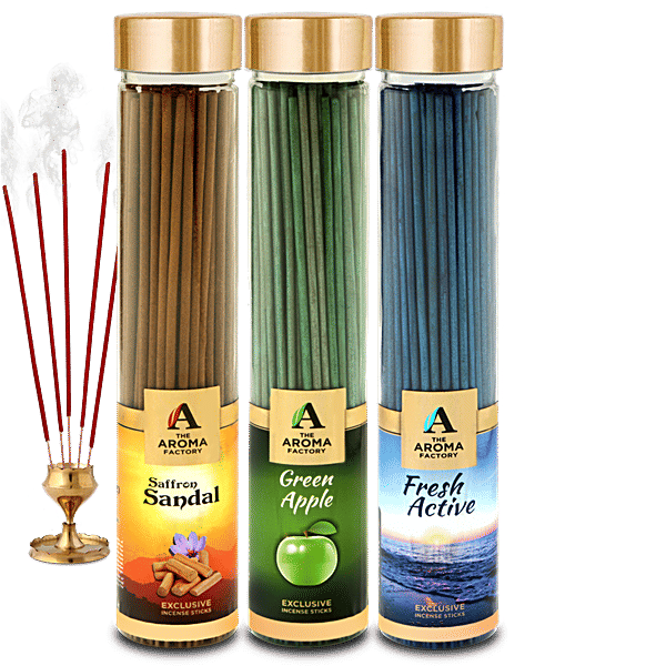 Buy The Aroma Factory Incense Sticks Agarbatti Assorted Flavours