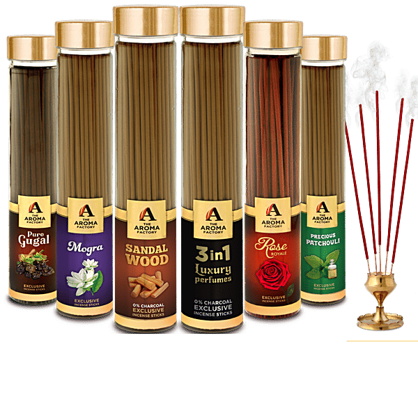 Buy The Aroma Factory Incense Sticks Agarbatti Assorted Flavours