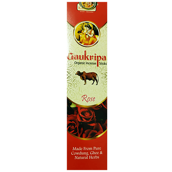 Buy Kamdhenu Gaukripa Organic Incense Agarbatti Sticks Rose Made