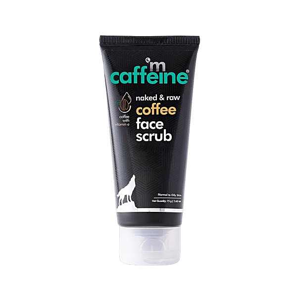 Buy Mcaffeine Naked Raw Coffee Face Scrub With Vitamin E Normal To