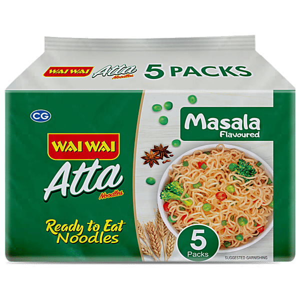 Buy Wai Wai Atta Noodles Ready To Eat Instant Masala Flavour Online