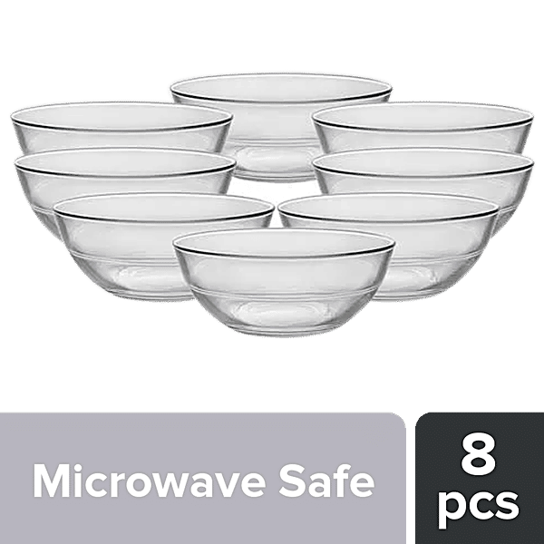 Buy Duralex Lys Clear Stackable Bowl Set Microwave Dishwasher Safe