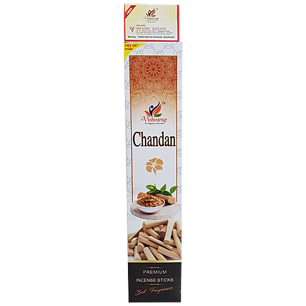 Buy Vishvarup Incense Sticks Agarbatti Chandan Economy Premium