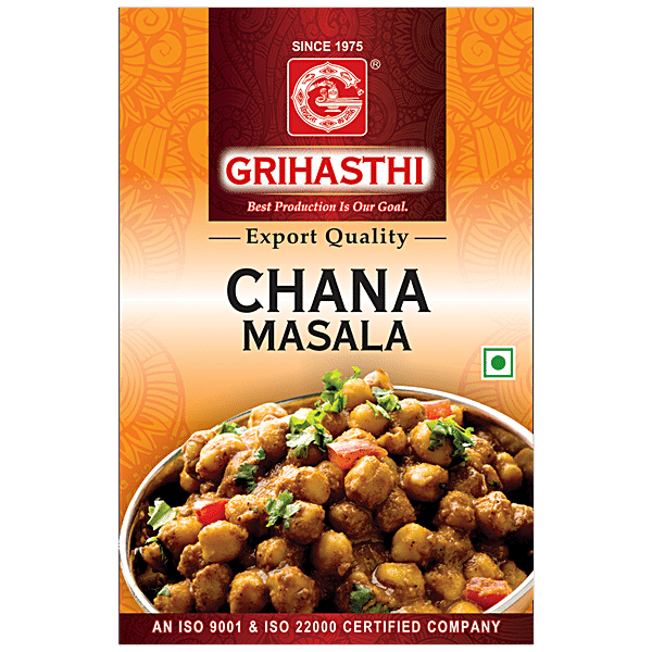 Buy Grihasthi Chana Masala Premium Natural Pure No Preservatives