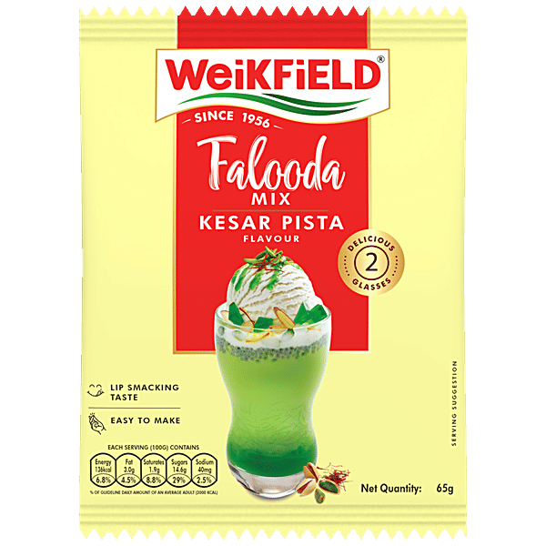 Buy Weikfield Falooda Mix Kesar Pista Cold Milk Dessert Summer