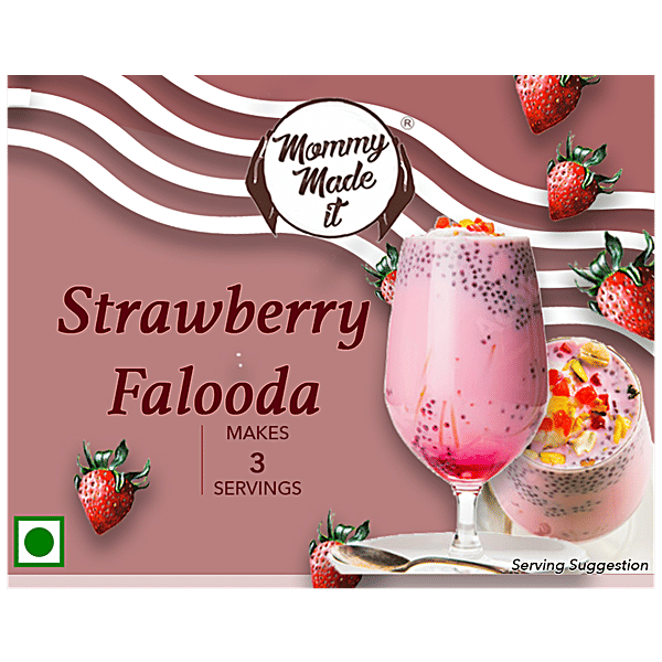 Buy Mommy Made It Strawberry Falooda Mix Rich In Flavour Dessert