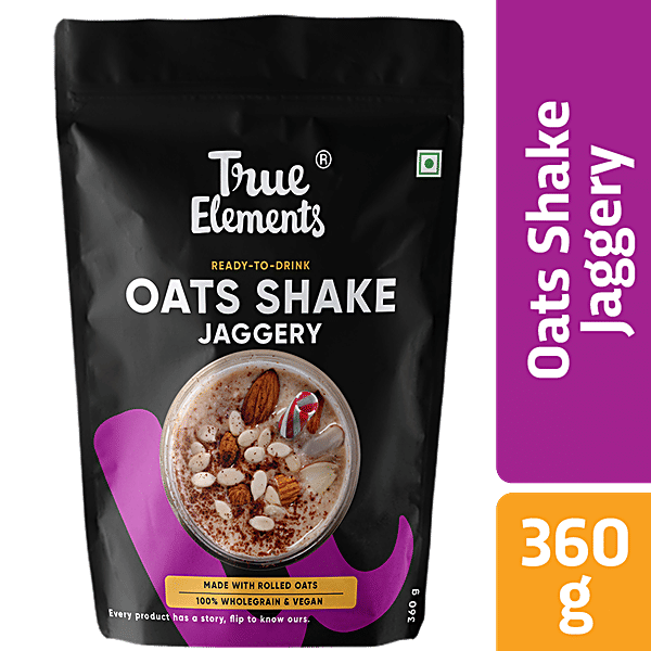 Buy True Elements Rolled Oats Shake Rich In Protein Online At Best