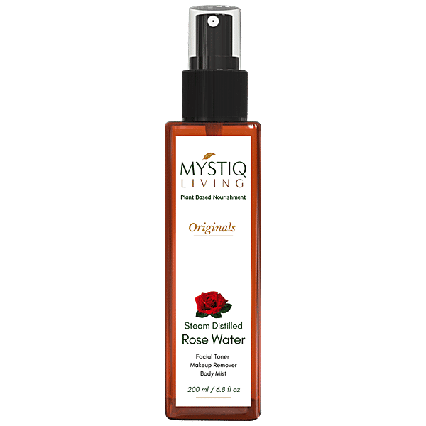 Buy Mystiq Living Originals Rose Water Steam Distilled Face Toner