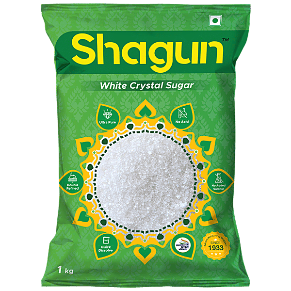 Buy Shagun White Crystal Sugar Ultra Pure No Added Sulphur Double