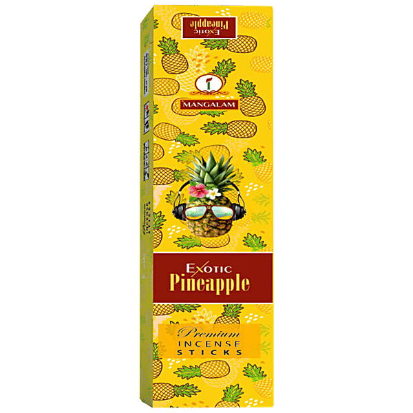 Buy Ishwar Mangalam Exotic Pineapple Premium Incense Sticks Agarbattis