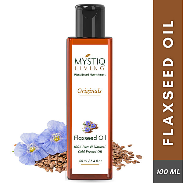 Buy Mystiq Living Flax Seed Oil Alsi Tel With Omega 3 For Healthy