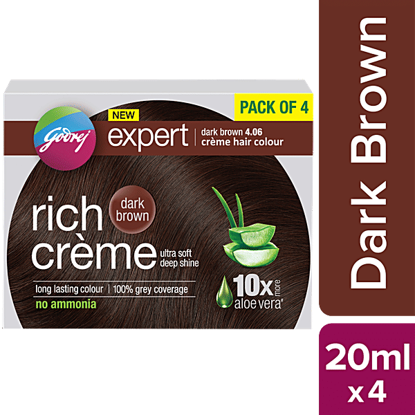 Buy Godrej Expert Rich Creme Hair Colour Dark Brown Long Lasting