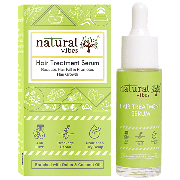 Buy Natural Vibes Hair Treatment Serum Reduces Hair Fall Controls