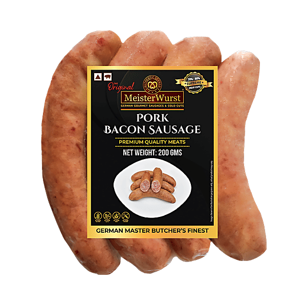 Buy Meisterwurst Pork Bacon Sausage No Fillers No Added Gluten No