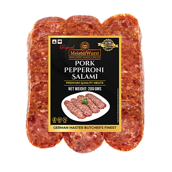 Buy MeisterWurst Pork Pepperoni Salami No Fillers No Added Gluten