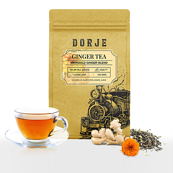 Buy Dorje Marigold Ginger Tea Wellness Herbal Teas Refreshing