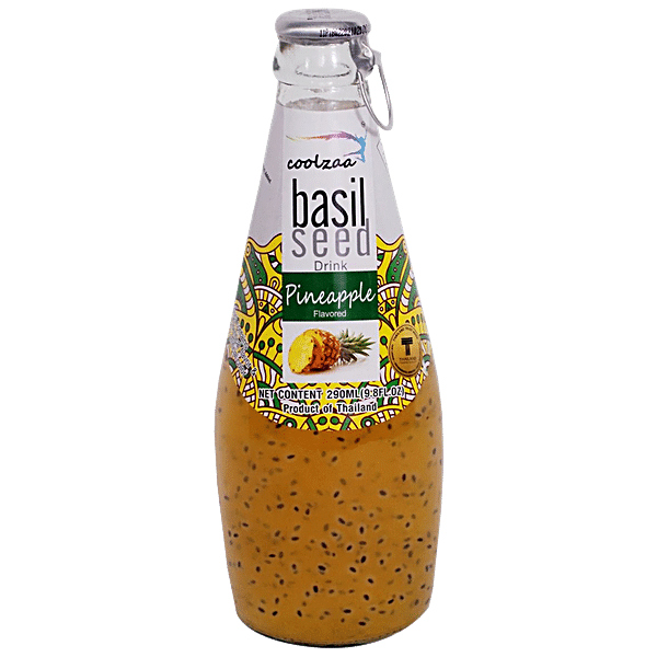 Buy Coolzaa Pineapple Basil Seed Drink Online At Best Price Of Rs