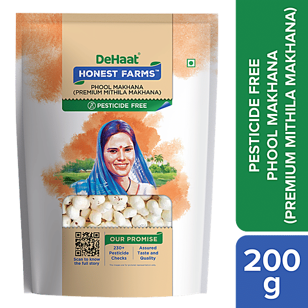 Buy Dehaat Honest Farms Phool Makhana Foxnut Premium Mithila Makhana