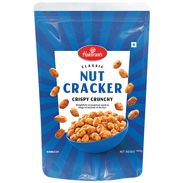 Buy Haldirams Namkeen Nut Cracker Del Gm Pouch Online At The Best