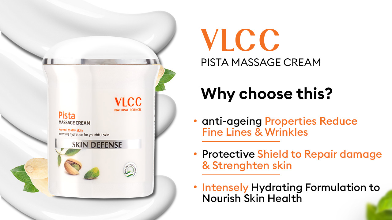 Buy Vlcc Massage Cream Pista 50 Gm Jar Online at the Best Price of Rs