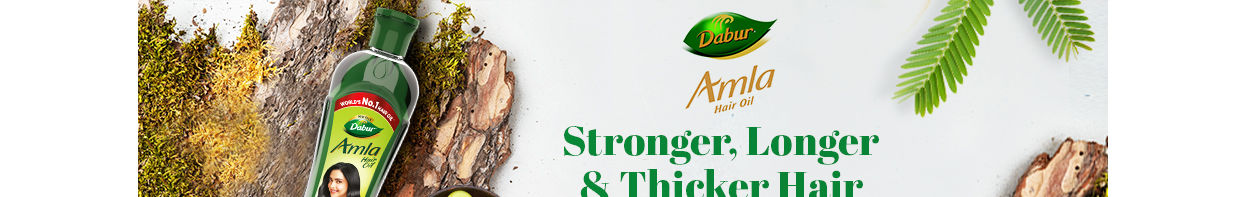 Dabur Amla Hair Oil - 450 ml, For Strong, Long and Thick hair, Nourishes  Scalp