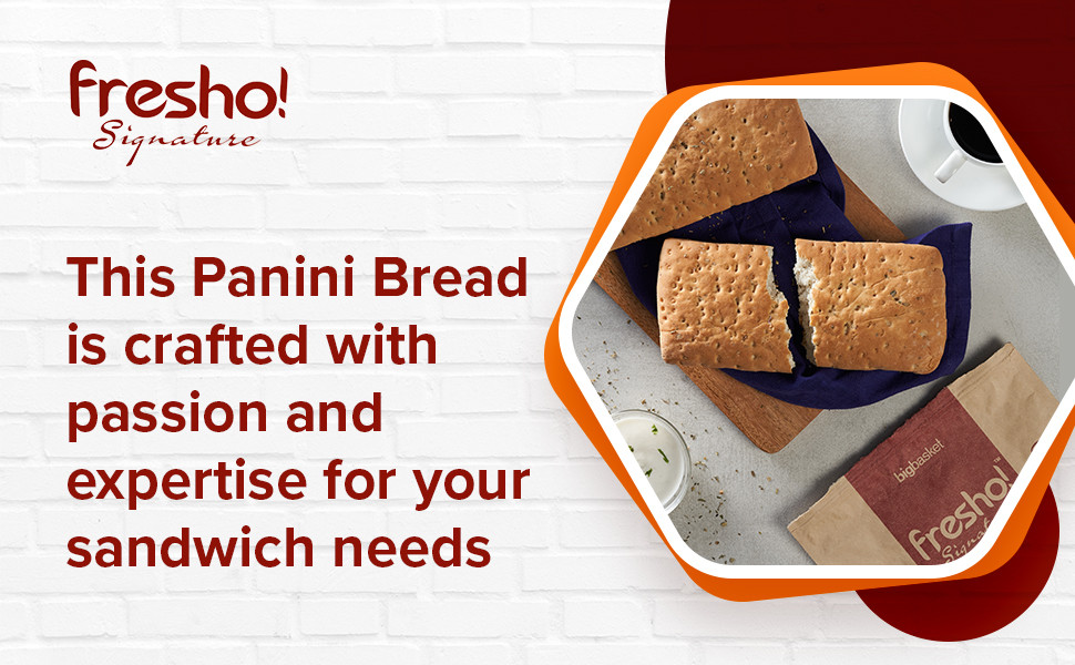 Buy Fresho Signature Bread Panini 250 Gm Online At Best Price of Rs 59