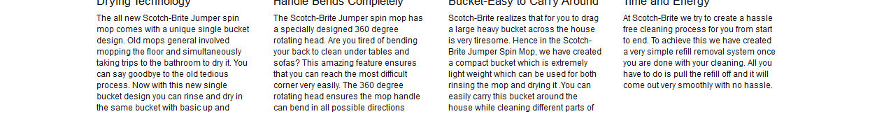 Scotch-Brite Jumper Spin Mop with Round Refill Heads (H18U-3198)