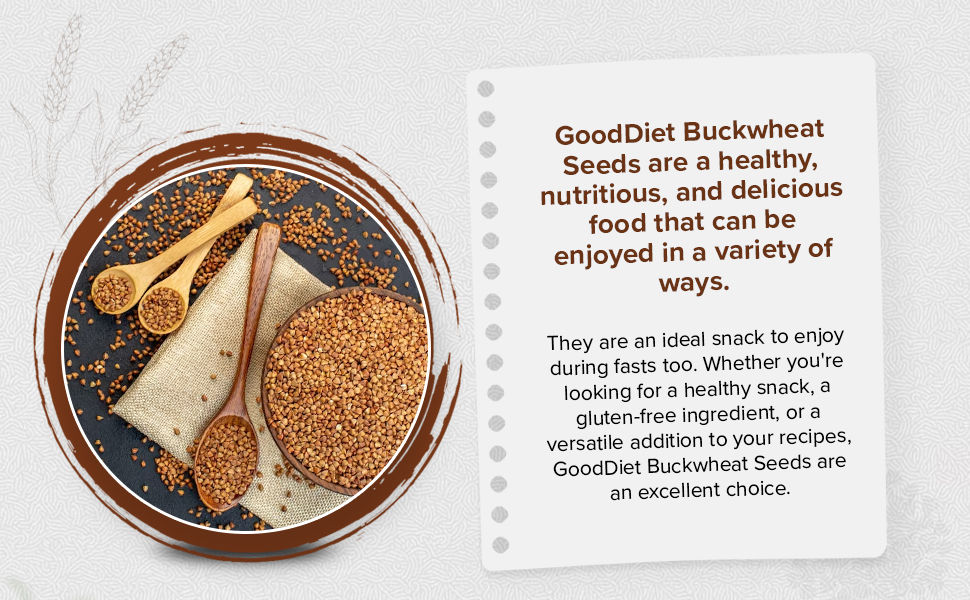GoodDiet Buckwheat Seeds, 500 g