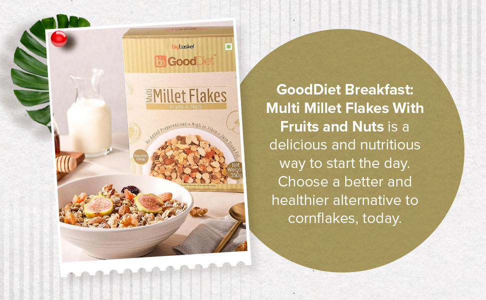 Buy GoodDiet Multi Millet Chocolate Muesli Online at Best Price of Rs 259 -  bigbasket