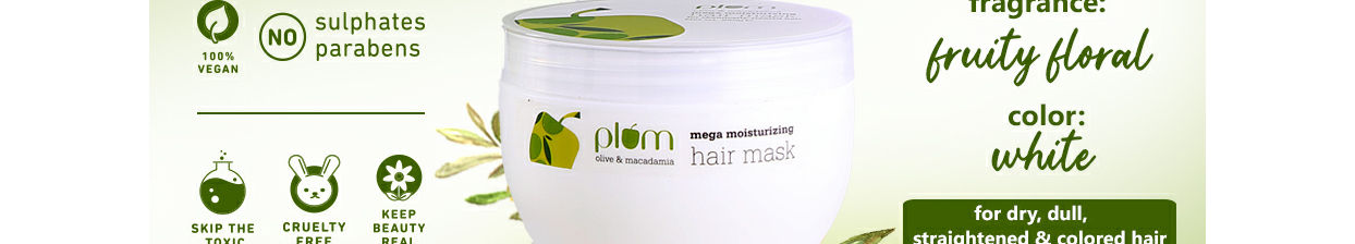 Buy Plum Olive & Macadamia Mega Moisturising Hair Mask Online at Best Price  of Rs  - bigbasket