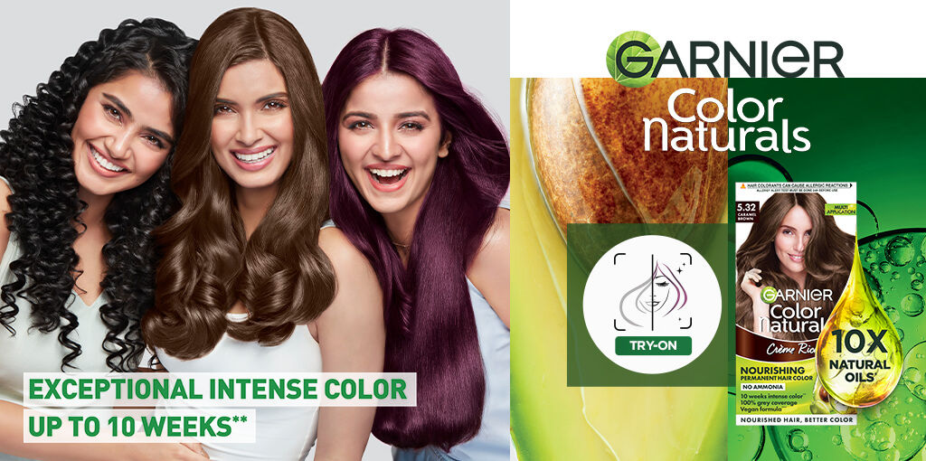 Garnier Color Naturals Crème Hair Colour - Shade 5.32 Caramel Brown 70 ml +  60 g — Quick Pantry