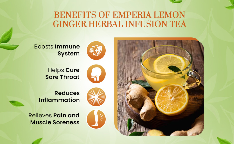 Buy emperia Lemon Ginger Herbal Infusion Tea Online at Best Price of Rs 79 bigbasket