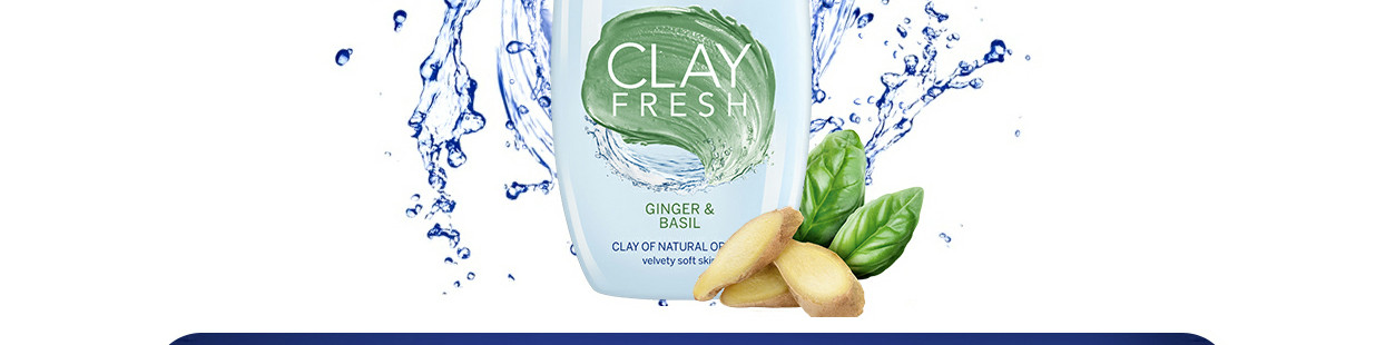 Buy Nivea Clay Fresh Shower Gel Ginger And Basil Online At Best Price