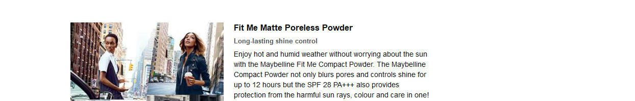 Buy Maybelline New York Fit Me Matte+Poreless Pressed Powder - Porcelain  110 (8.5 g) Online