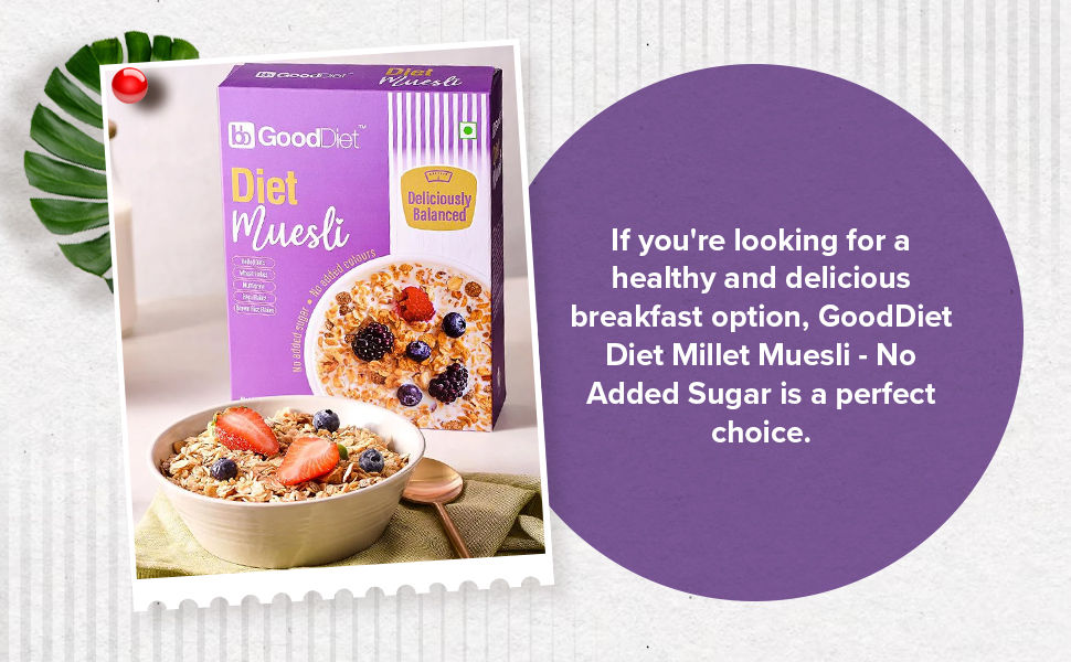 Buy GoodDiet Multi Millet Chocolate Muesli Online at Best Price of Rs 259 -  bigbasket