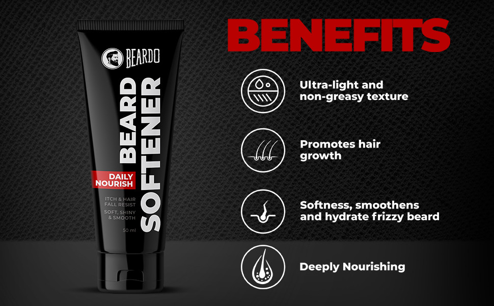 Buy Beardo Beard Softener - Daily Nourish, Itch & Hair Fall Resist ...