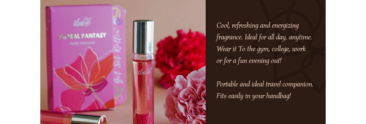 Buy Iba Pure Perfume - Floral Fantasy, Get Set Rollin Online at Best ...