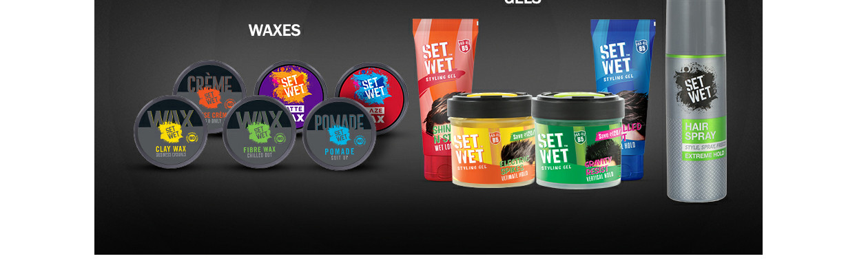 Buy Set Wet Hair Wax Pomade Perfect Slick And Shiny Wet Look Strong Hold Online At Best Price