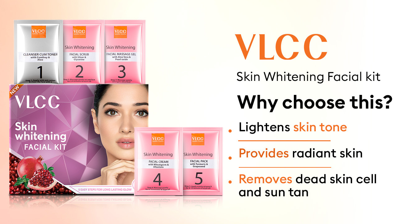 VLCC Skin Whitening Facial Kit For Radiant Goodness 25 gm