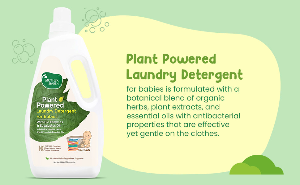 Buy Mother Sparsh Baby PlantPowered Laundry Detergent Bio Enzymes